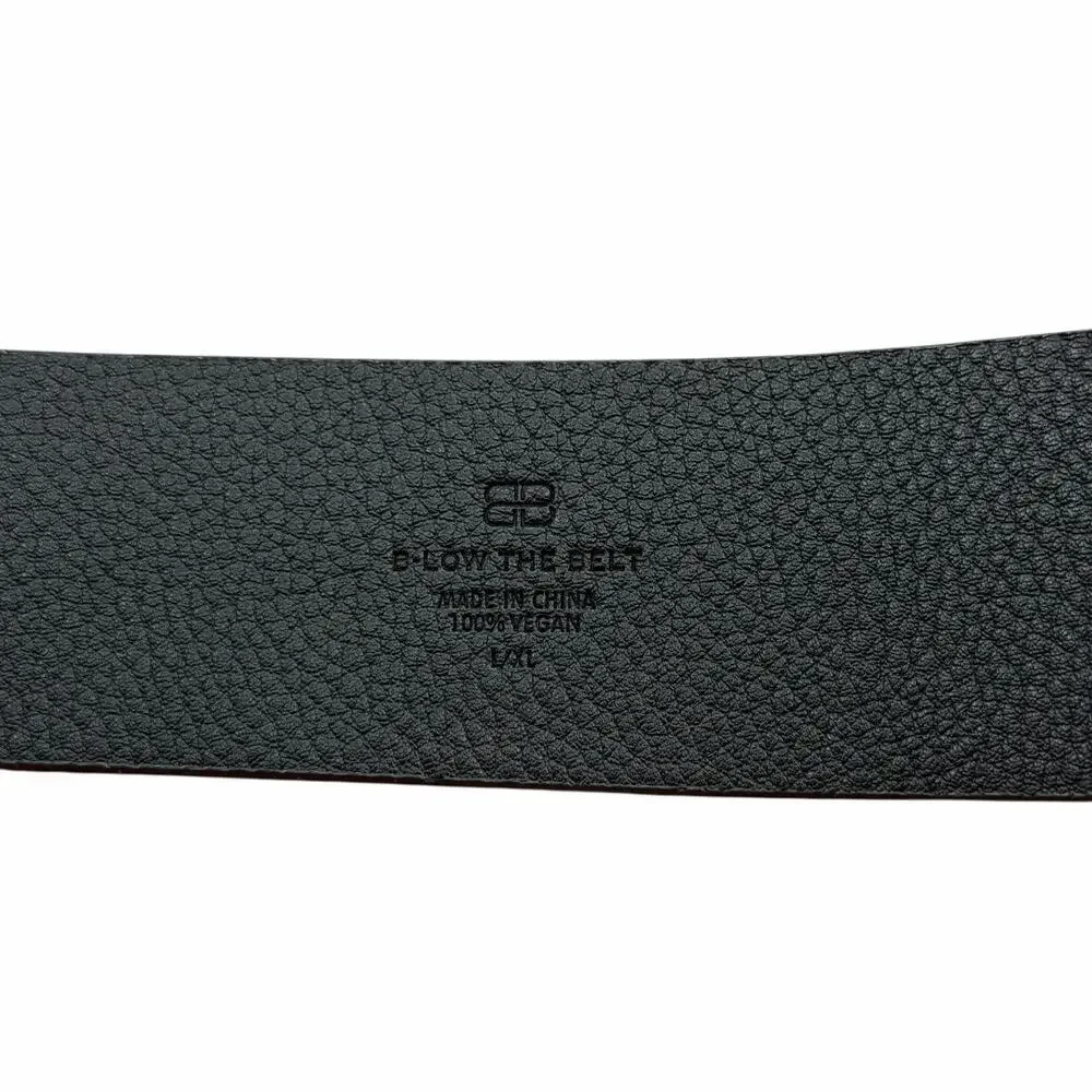 B-Low The Belt Tumble Vegan Leather Wrap Belt Women L/XL Black Modern Minimalist - Picture 10 of 11